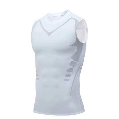 Men's Fitted Sleeveless Gym Shirt | Body Shaping