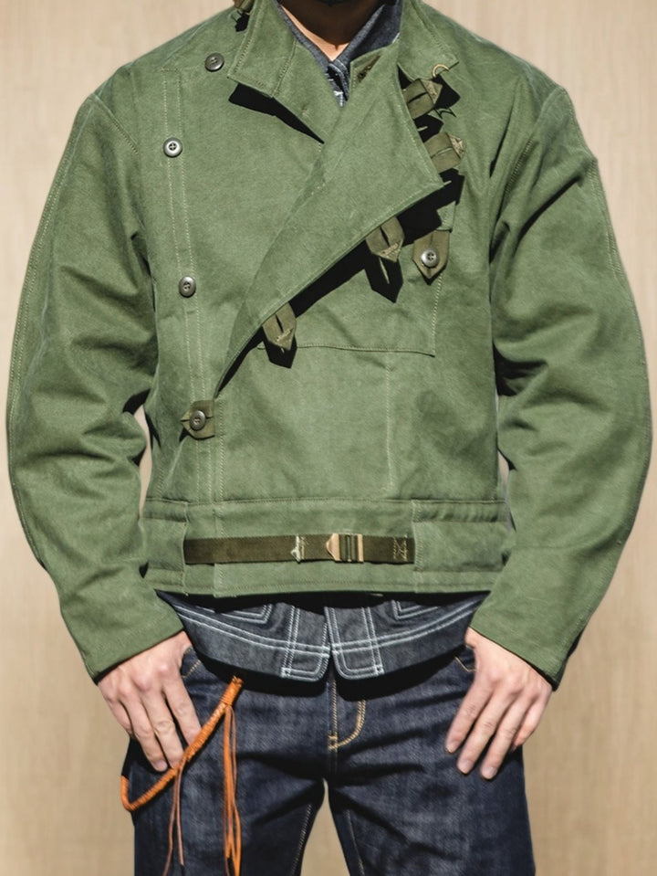 Giacca Utility da uomo | Cappotto corto ispirato al militare | Vestibilità strutturata | Stile casual classico