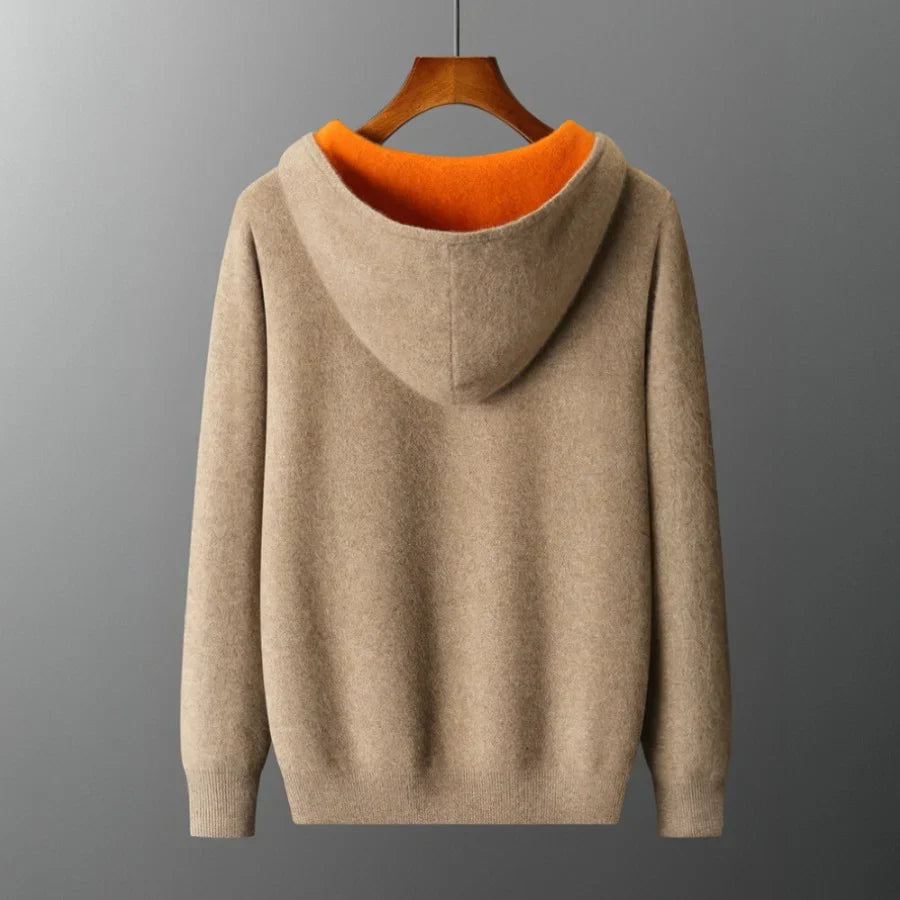Herren Langarm Hoodie Mit Reißverschluss | Freizeitstil