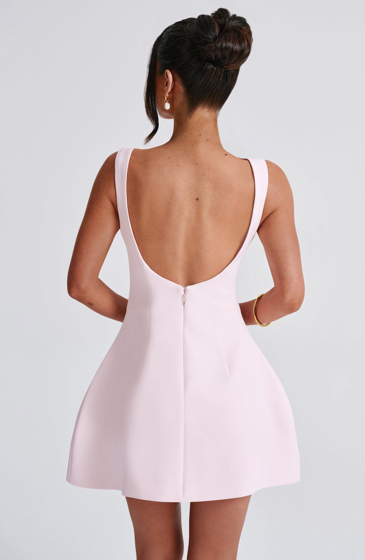 Rochie mini damă fără mâneci | Rochie evazată în stil skater