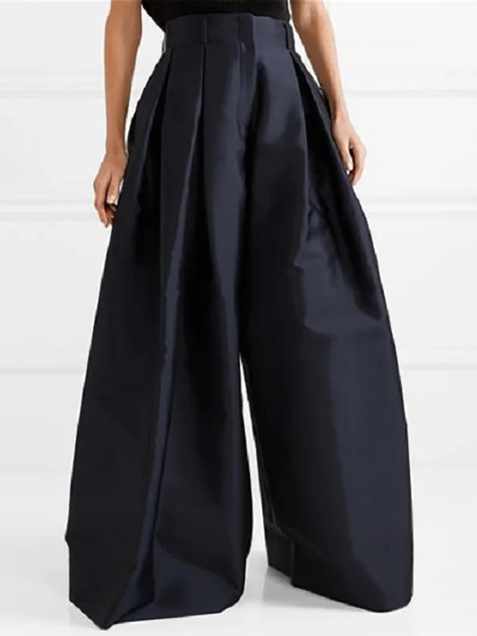 Women's high-waisted maxi skirt | Pleated design
