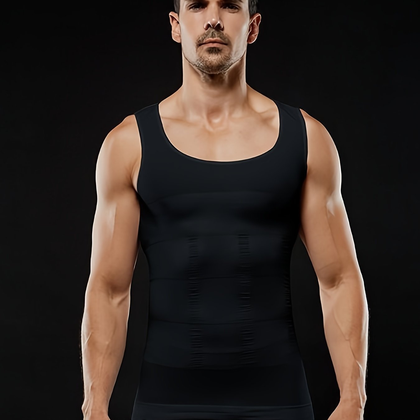 Débardeur de compression homme à coupe ajustée avec effet gainant | Body Shaper