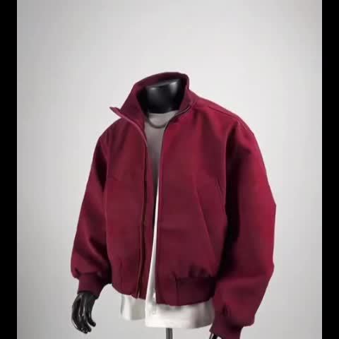 Veste bomber homme | Coupe confortable avec fermeture éclair | Col montant design | Look décontracté streetwear