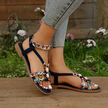 Bequeme Damen Sandalen Boho-Style