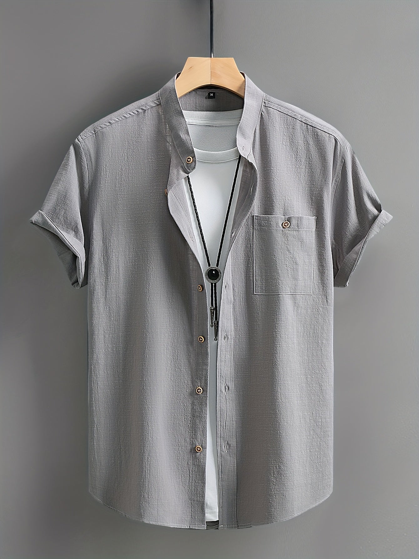 Damian | Chemise décontractée homme à manches courtes
