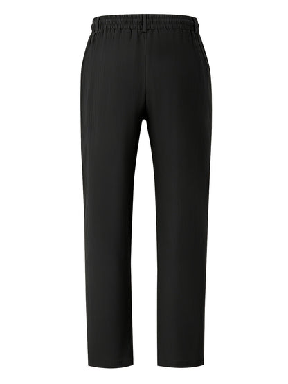 Pánské kalhoty | Kalhoty Regular Fit s rovnými nohavicemi | Pas na stažení šňůrkou | Ležérní letní styl