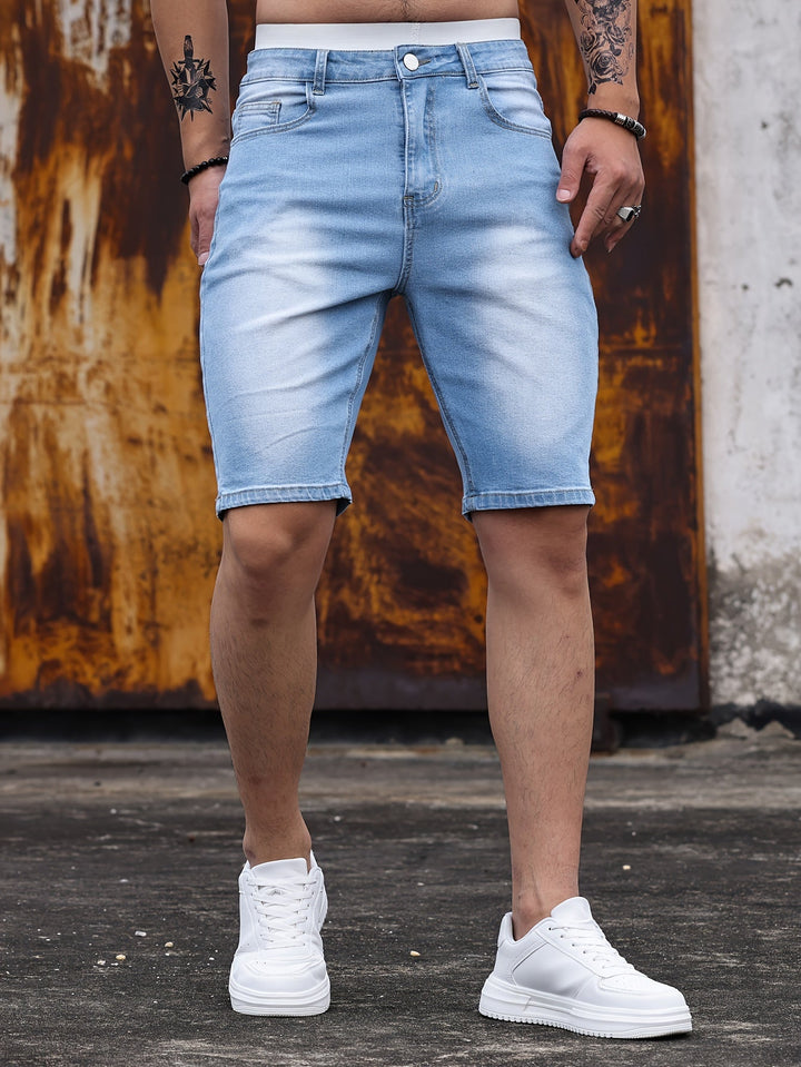 Bartosz | Herren Shorts im Jeansstil