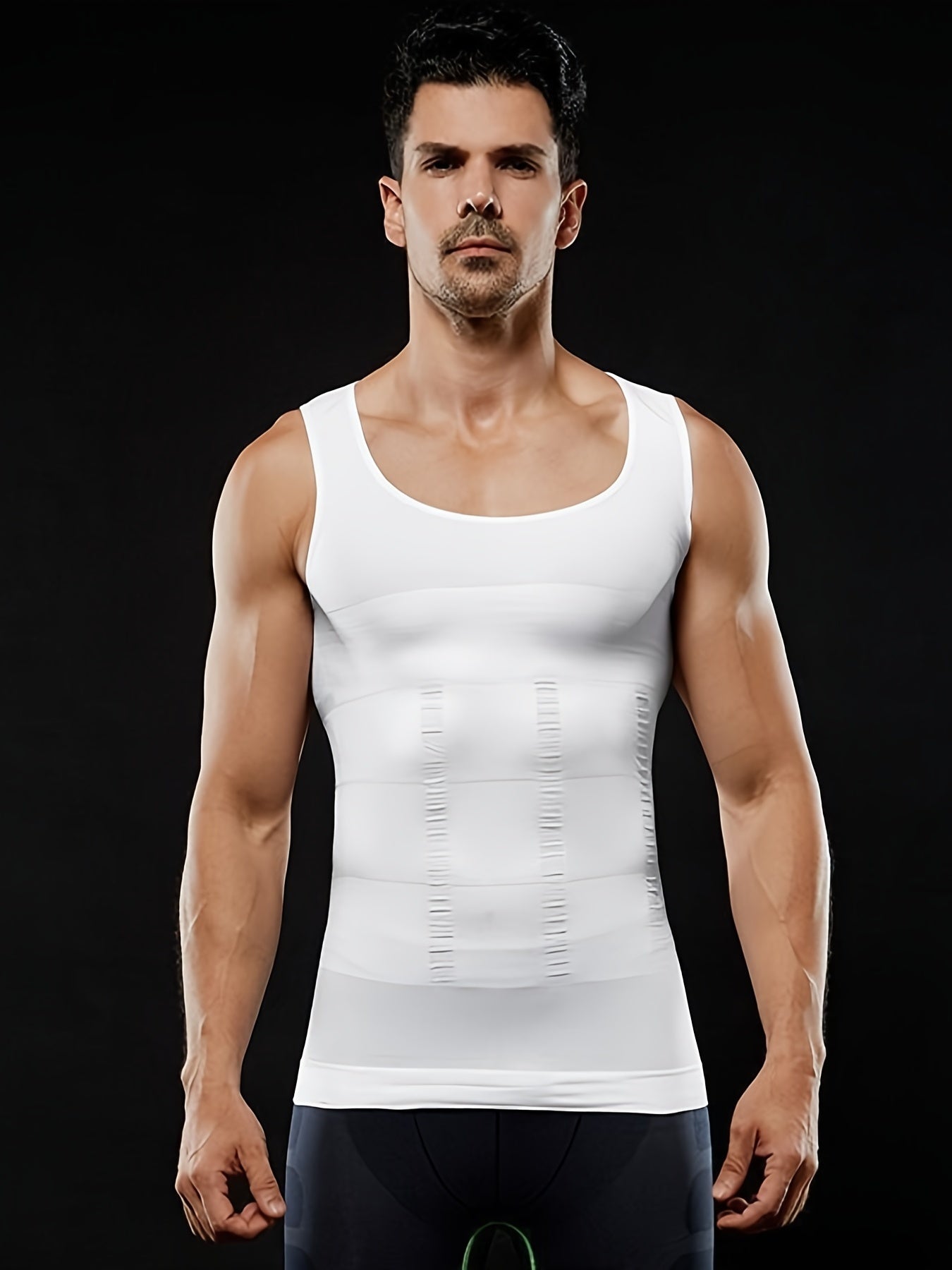 Débardeur de compression homme à coupe ajustée avec effet gainant | Body Shaper