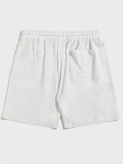 Shorts pour hommes | Shorts coupe décontractée | Cordon de serrage et poches | Style moderne décontracté