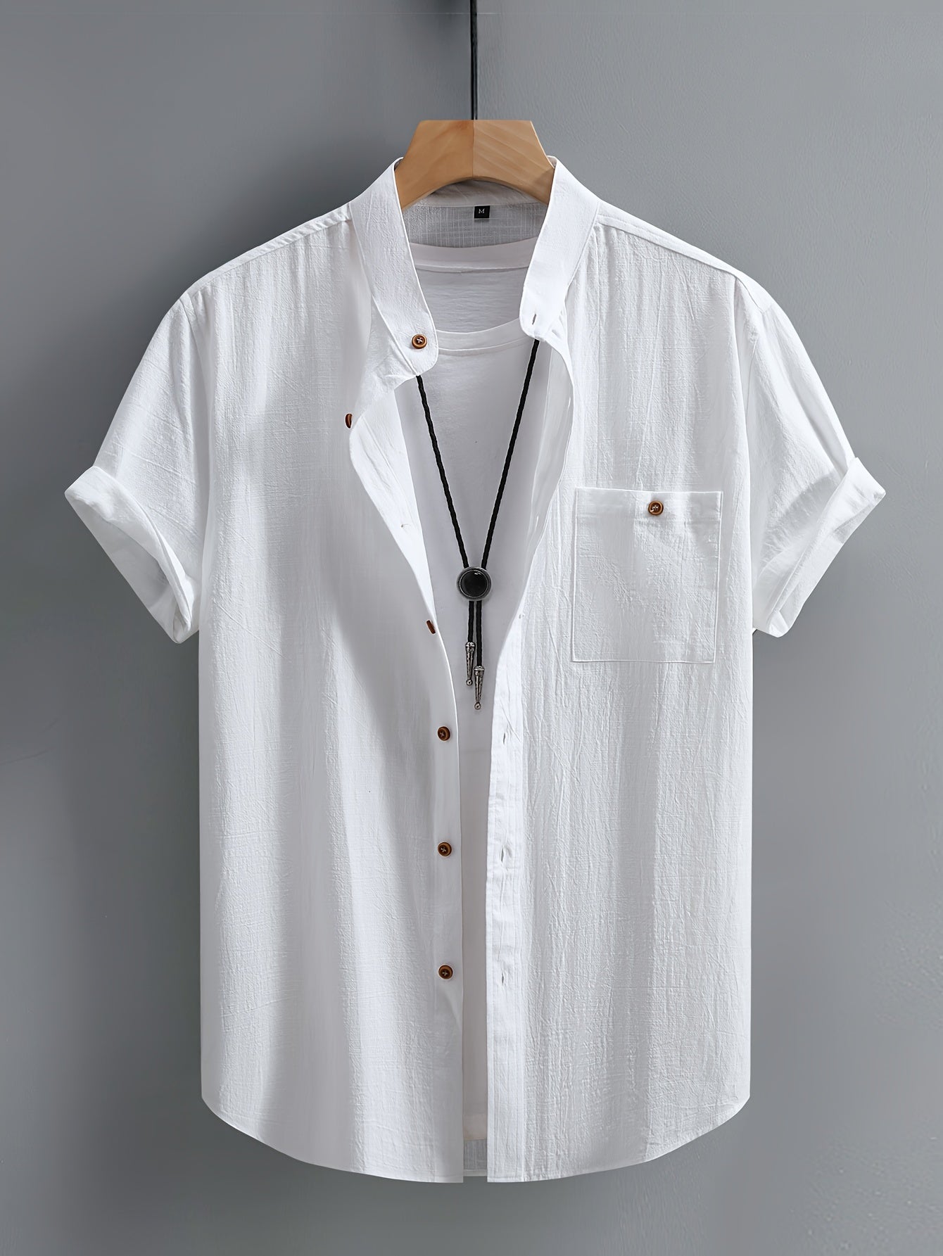 Damian | Chemise décontractée homme à manches courtes