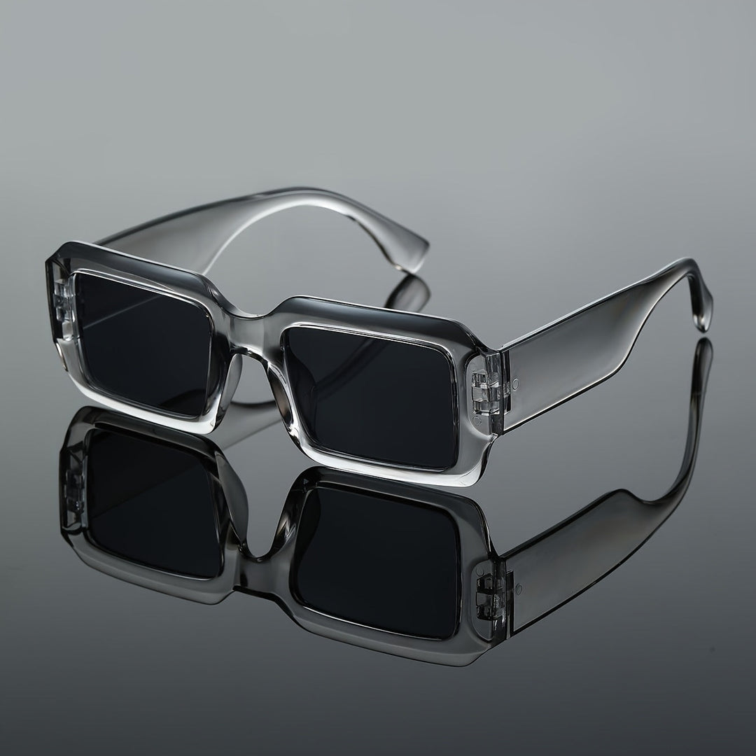 Men's Sunglasses | Oversized Square Shape and Tinted Lenses | Modern Streetwear Look