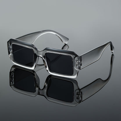 Herren Sonnenbrille | Übergroße Eckige Form und Getönte Gläser | Moderner Streetwear-Look