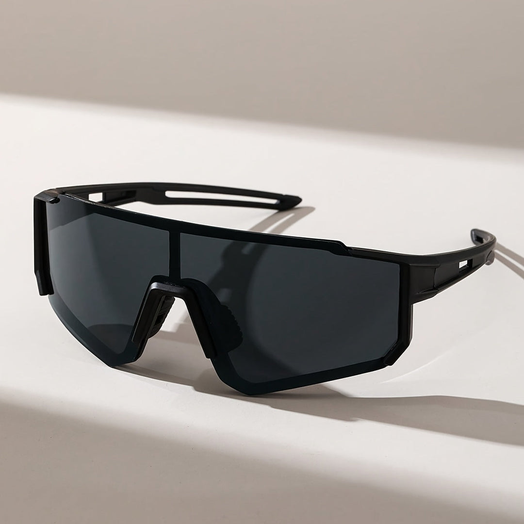 Herren Sport Sonnenbrille | Oversize Shield Scheibe | Wraparound Design | Outdoor Freizeitlook