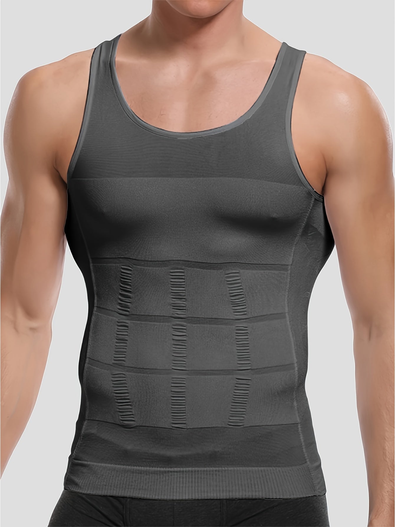 Débardeur de compression homme à coupe ajustée avec effet gainant | Body Shaper