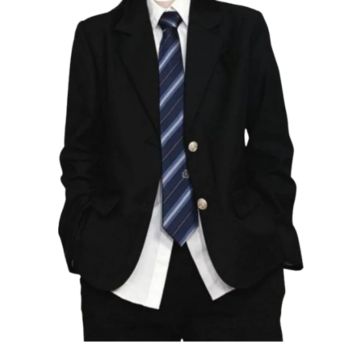 Blazer homme avec coupe classique, patte de boutonnage simple et fermeture à boutons | Col à revers