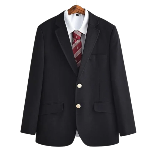 Blazer homme avec coupe classique, patte de boutonnage simple et fermeture à boutons | Col à revers