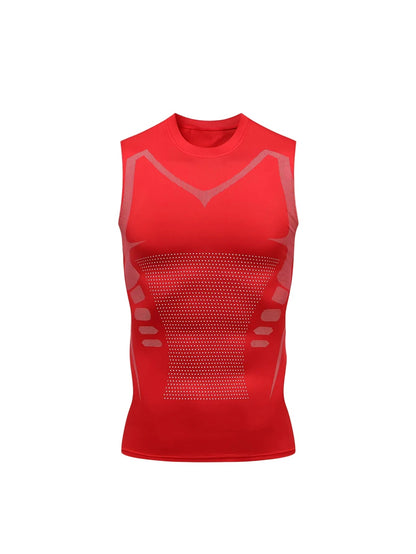 Men's Fitted Sleeveless Gym Shirt | Body Shaping