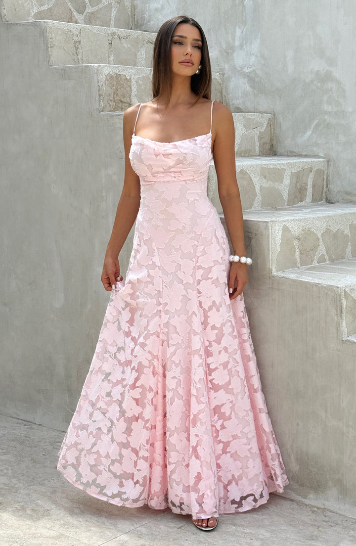 Damska sukienka na ramiączkach bez rękawów | maxi