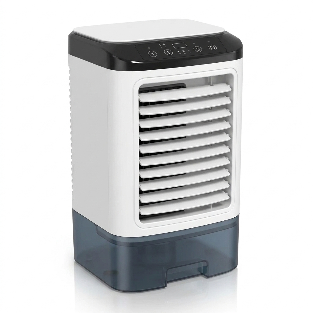 Refroidisseur d'air compact avec 3 niveaux et réservoir d'eau