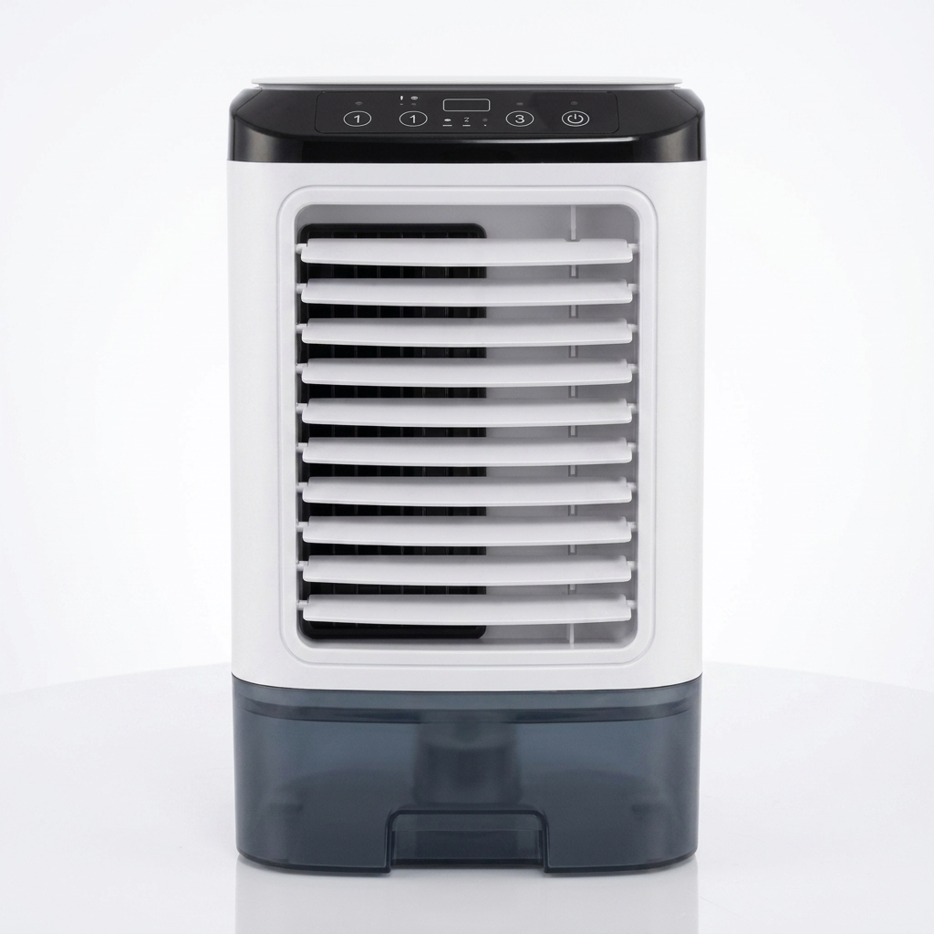 Refroidisseur d'air compact avec 3 niveaux et réservoir d'eau