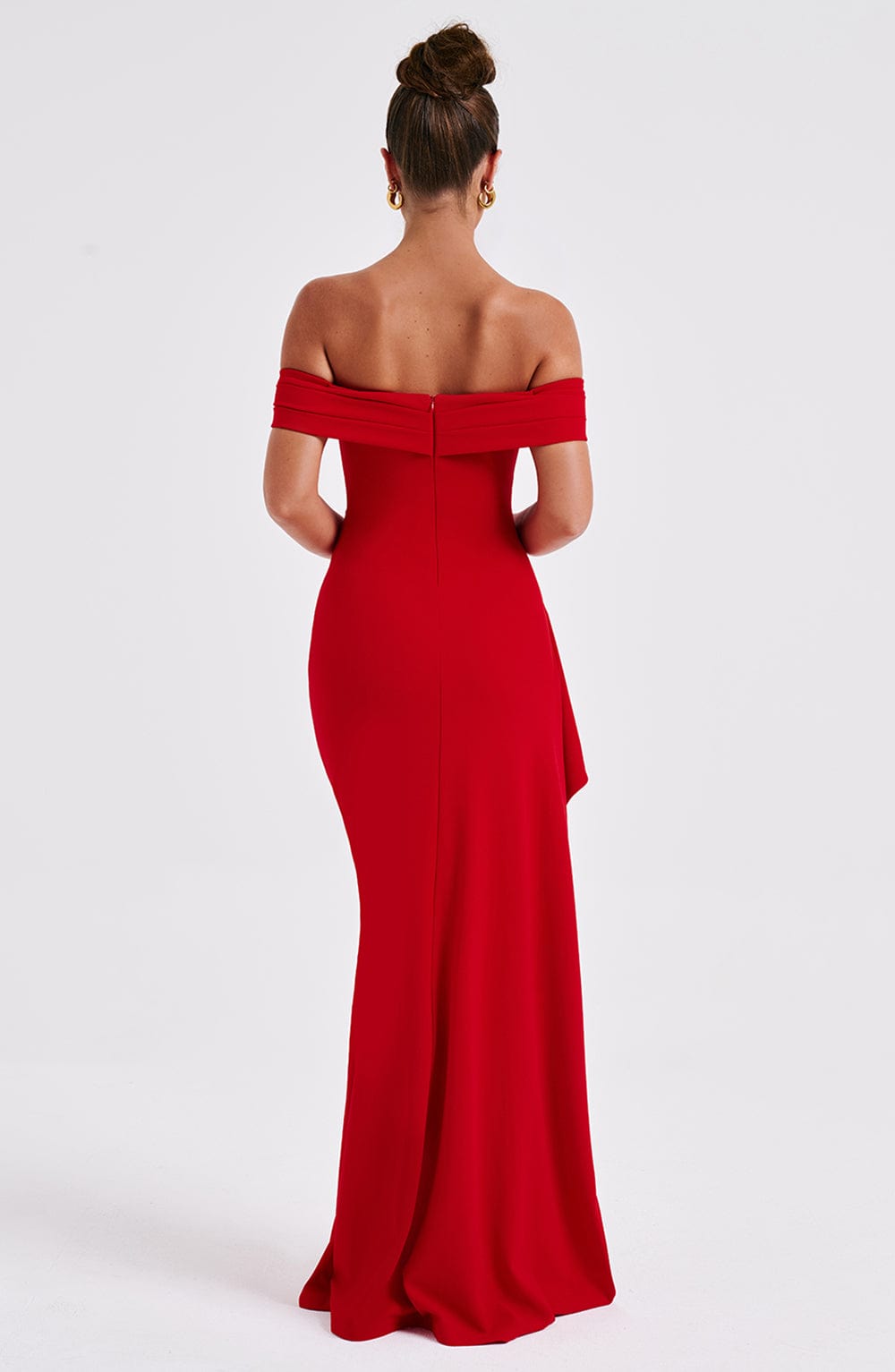 Rochie maxi damă cu umeri descoperiți | Croială mulată