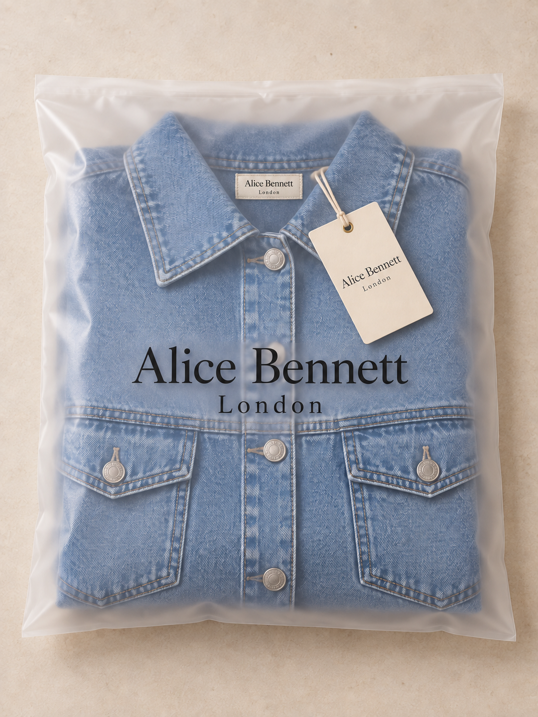 Maya | Women's Longline Denim Coat with Flared Silhouette
