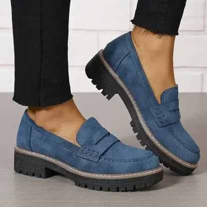 Mocassin plat femme sans lacets | Classique