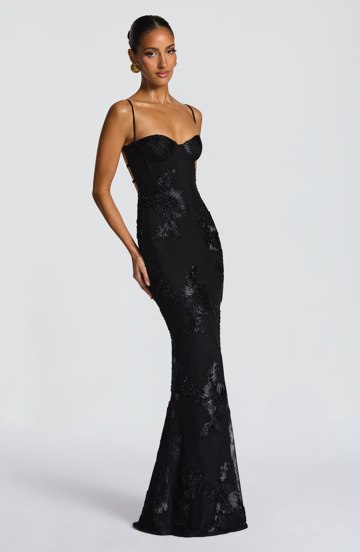 Rochie maxi damă fără mâneci cu decolteu în formă de inimă | Croială mulată