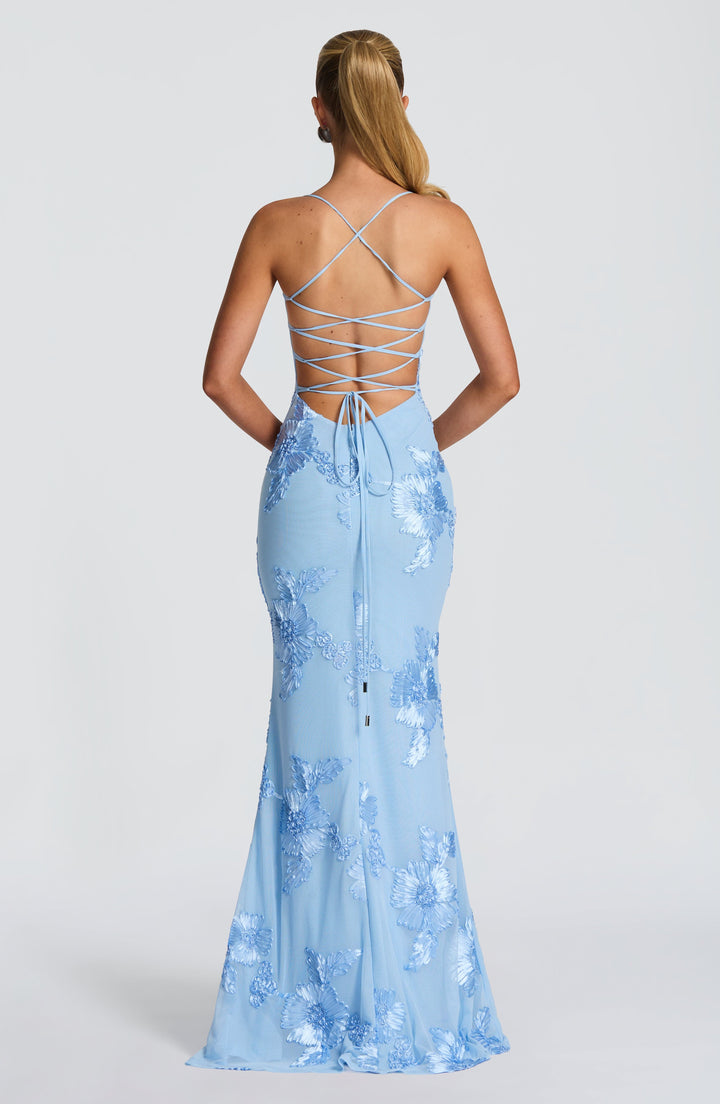 Rochie maxi damă fără mâneci cu decolteu în formă de inimă | Croială mulată