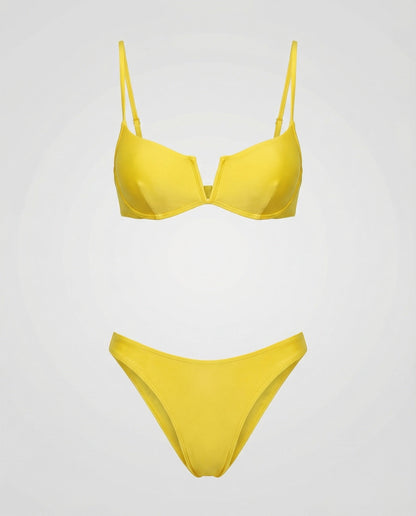 Women's Bikini with Underwire and Push-Up Effect | Adjustable Straps