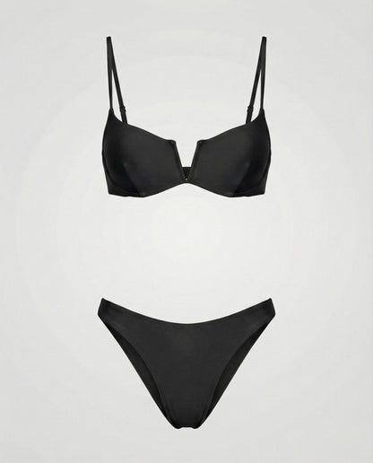 Women's Bikini with Underwire and Push-Up Effect | Adjustable Straps